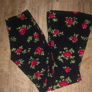 Rose bell bottom pants